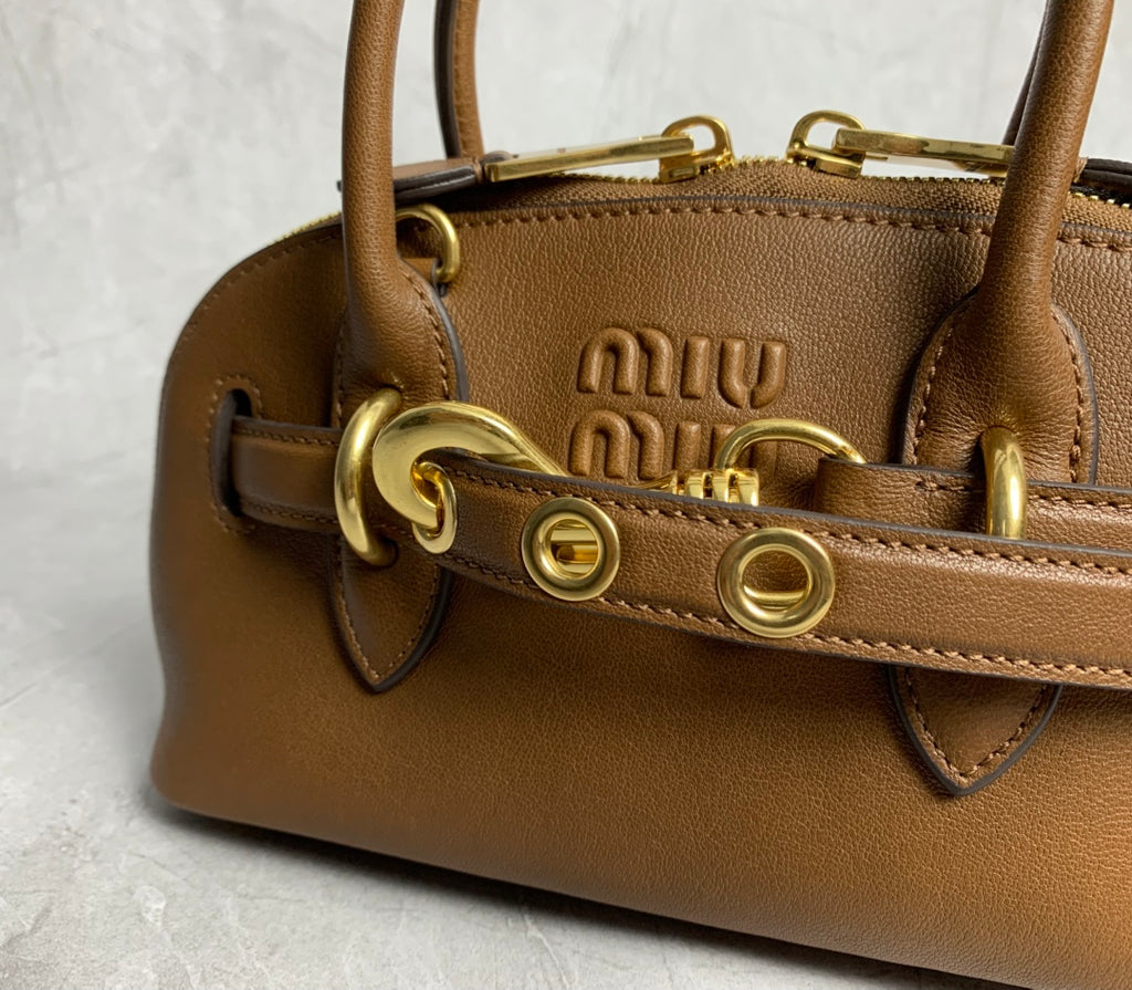 Aventure Nappa Leather Mini Top Handle Bag - View 6