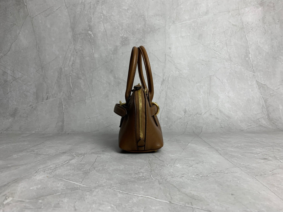 Aventure Nappa Leather Mini Top Handle Bag - View 4