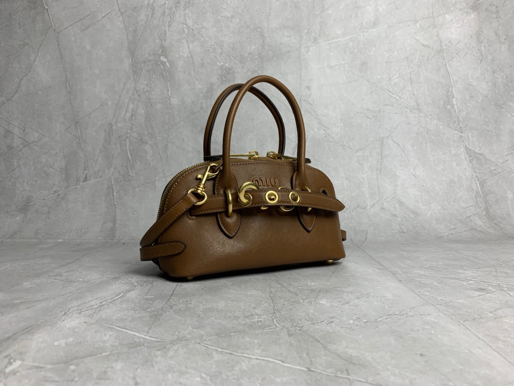 Aventure Nappa Leather Mini Top Handle Bag - View 2