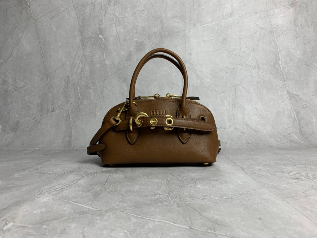 Aventure Nappa Leather Mini Top Handle Bag - View 1