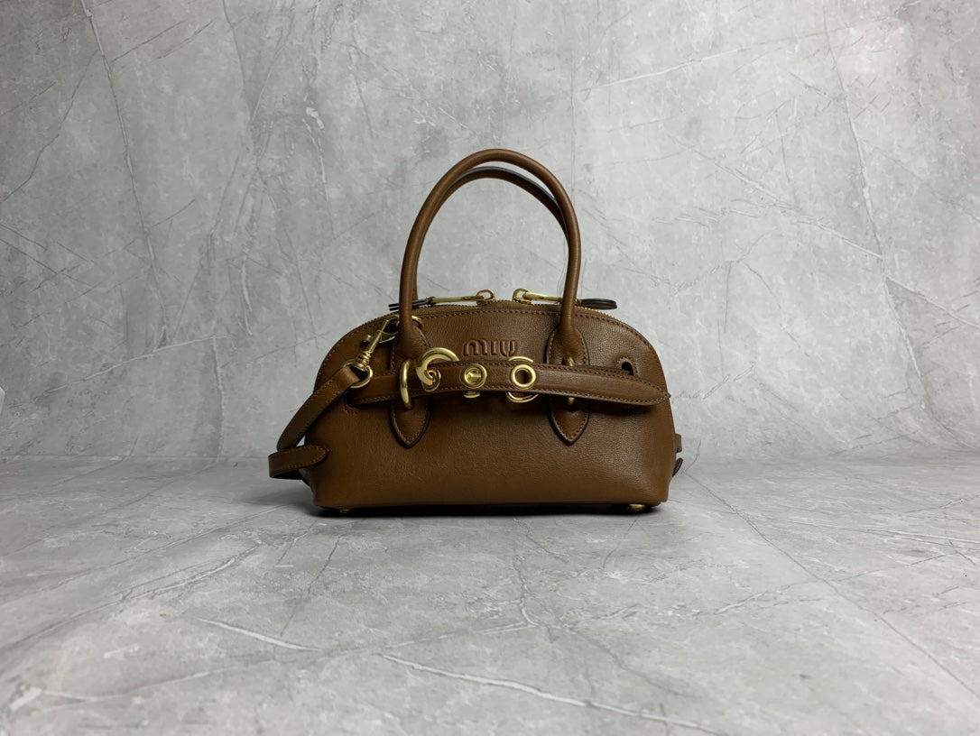 Aventure Nappa Leather Mini Top Handle Bag - View 1