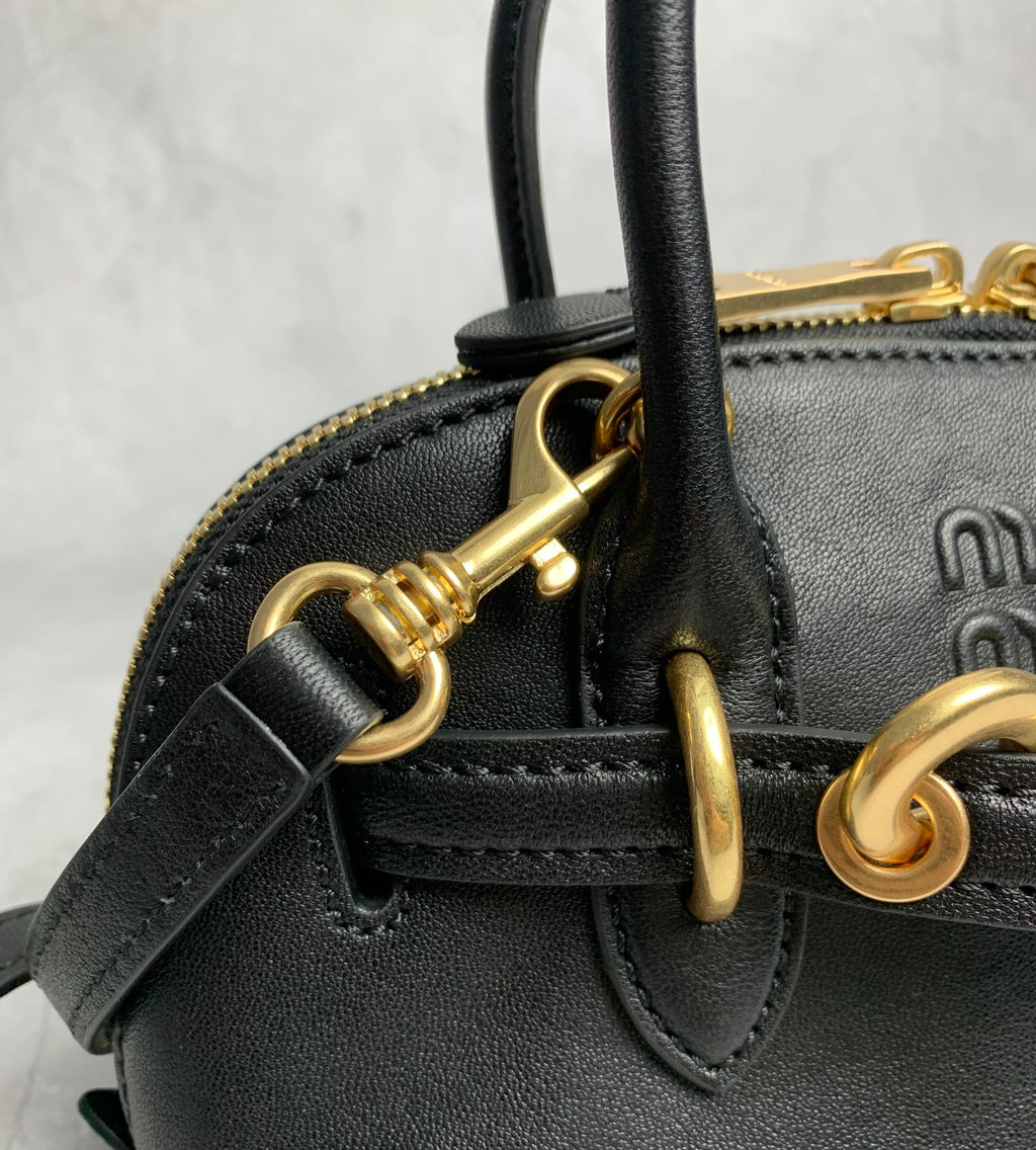 Aventure Nappa Leather Mini Top Handle Bag - View 7