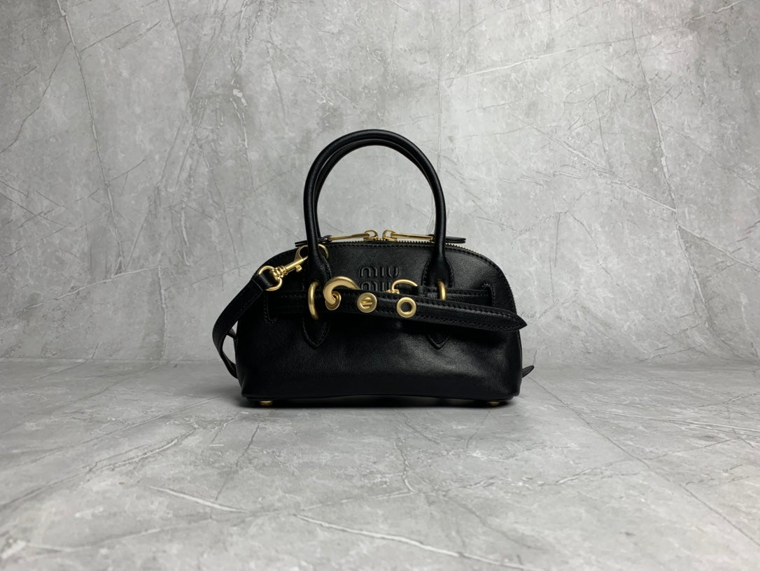 Aventure Nappa Leather Mini Top Handle Bag - View 1