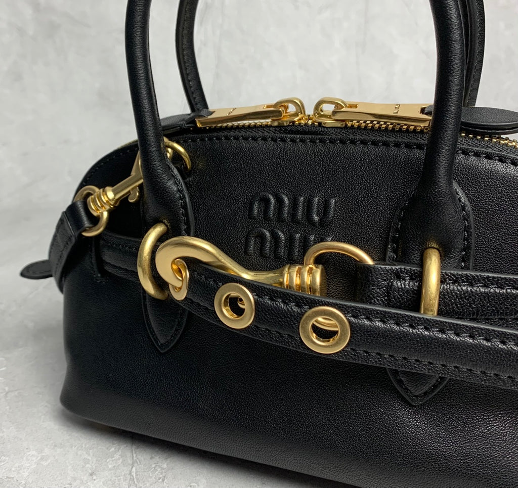 Aventure Nappa Leather Mini Top Handle Bag - View 6
