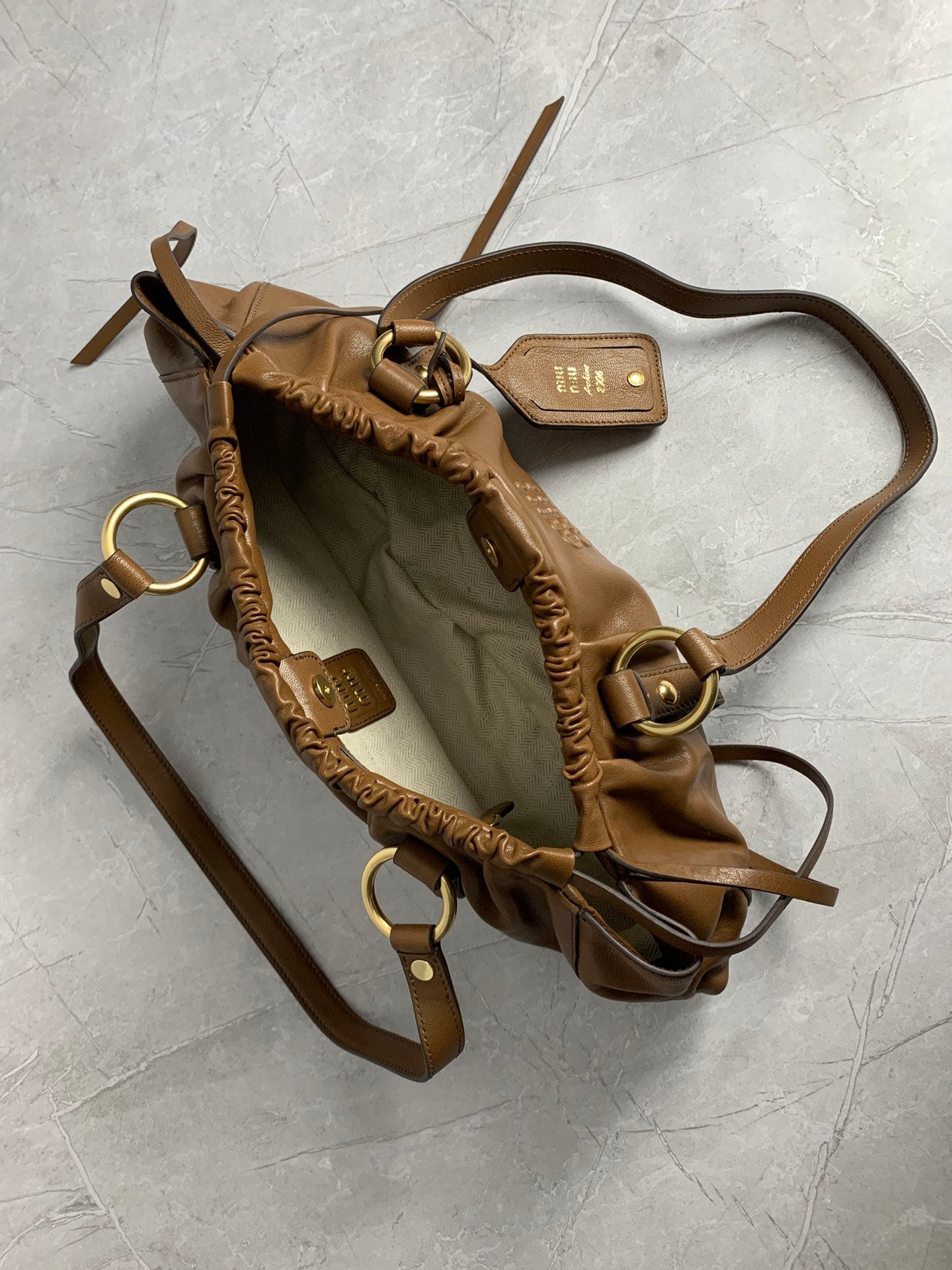 Pleated Hobo Bag - View 8