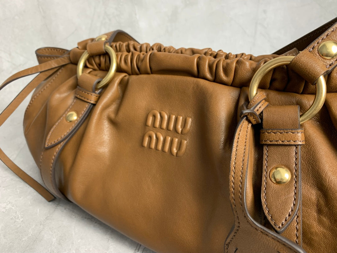 Pleated Hobo Bag - View 6