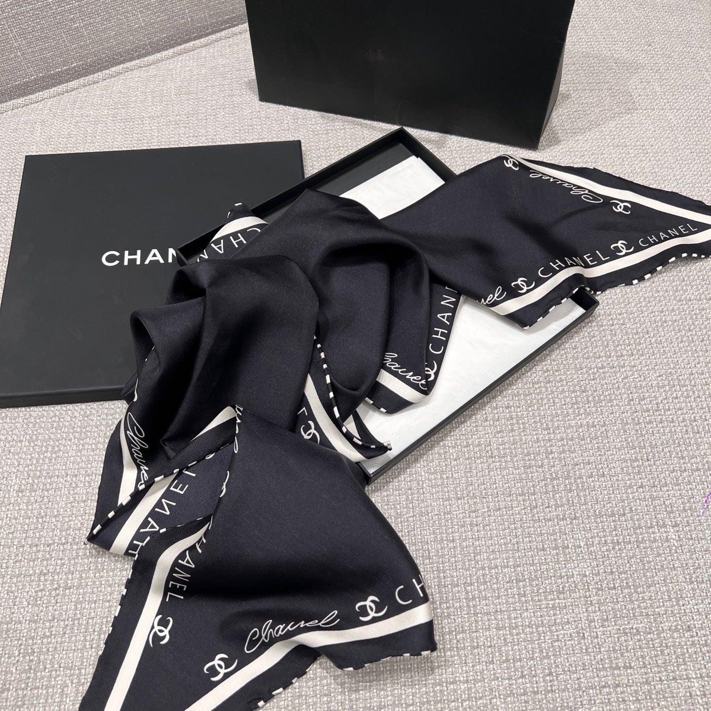 Silk Scarf – Geometric Coco Design