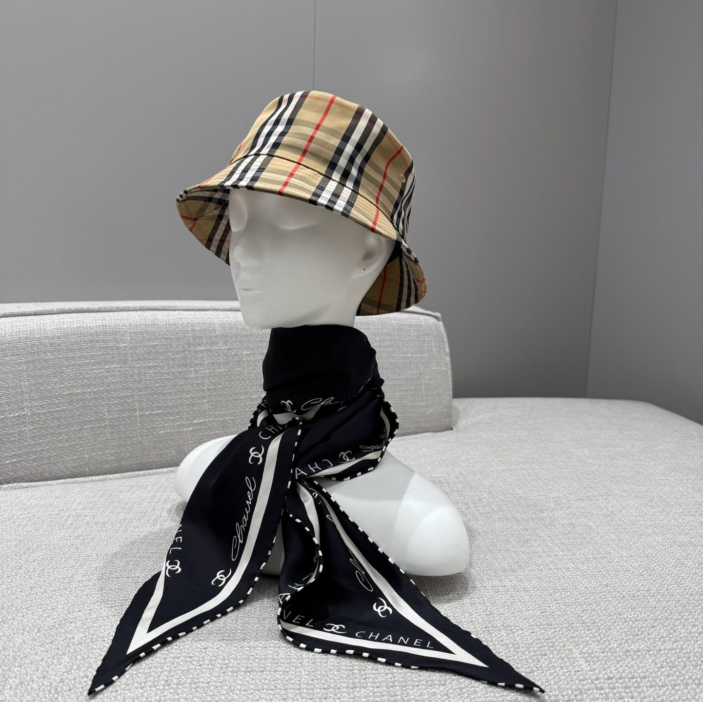 Silk Scarf – Geometric Coco Design