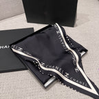 Silk Scarf – Geometric Coco Design