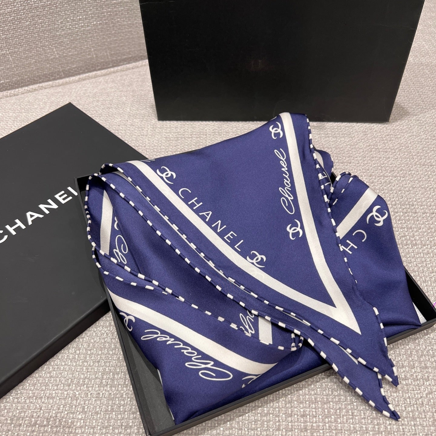 Silk Scarf – Geometric Coco Design