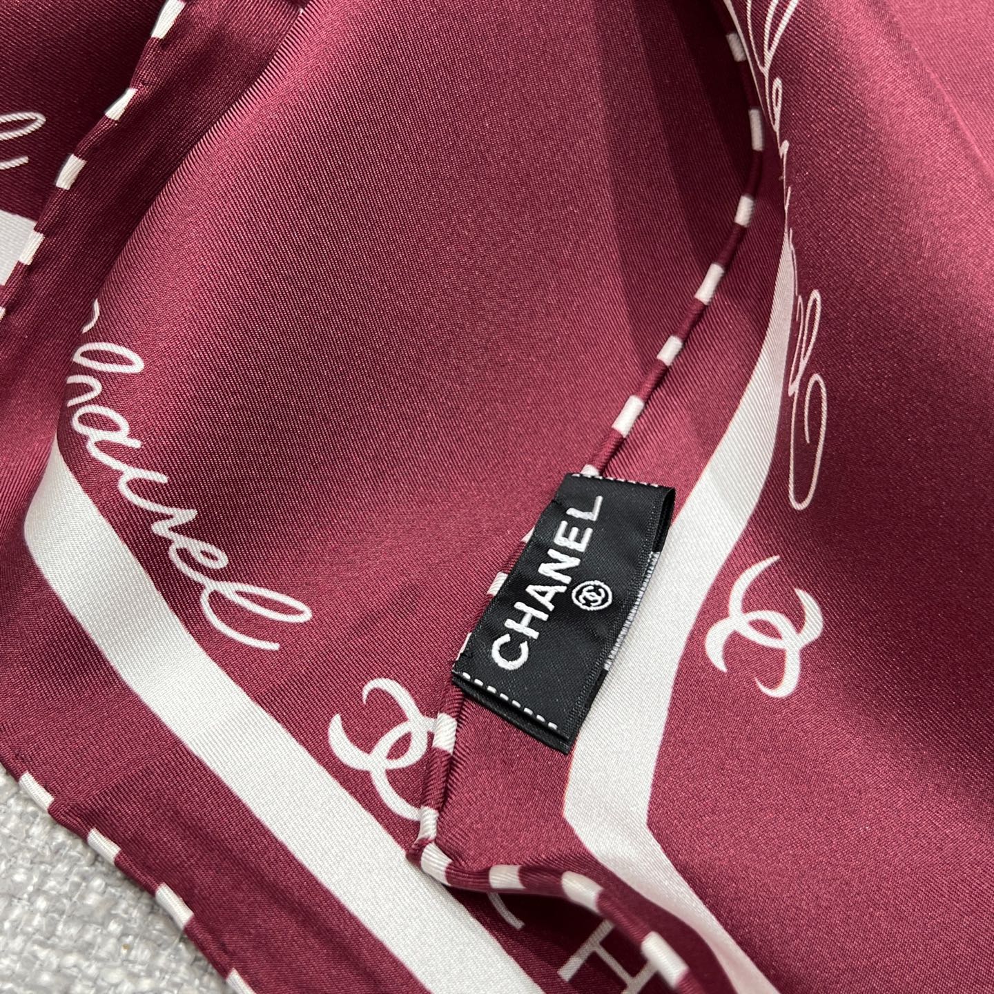 Silk Scarf – Geometric Coco Design