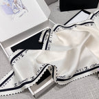 Silk Scarf – Geometric Coco Design