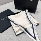 Silk Scarf – Geometric Coco Design