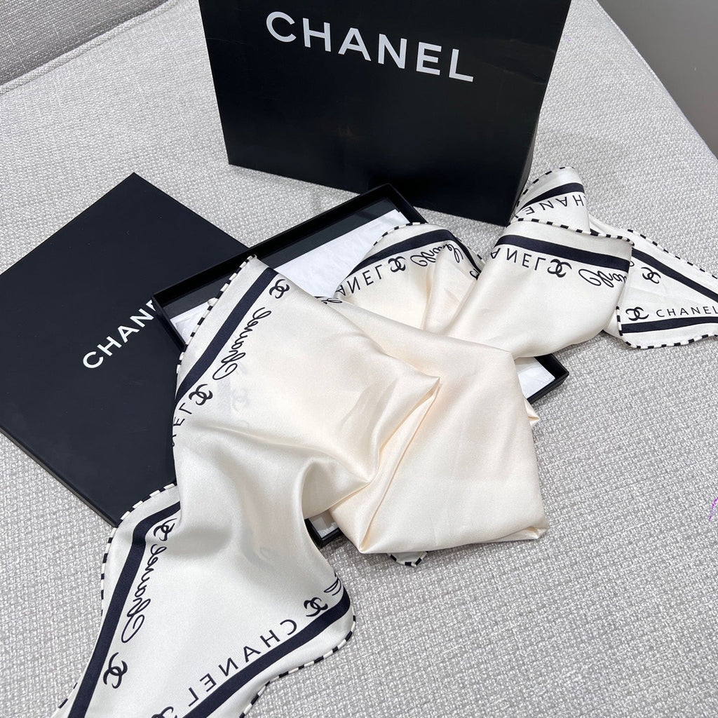 Silk Scarf – Geometric Coco Design