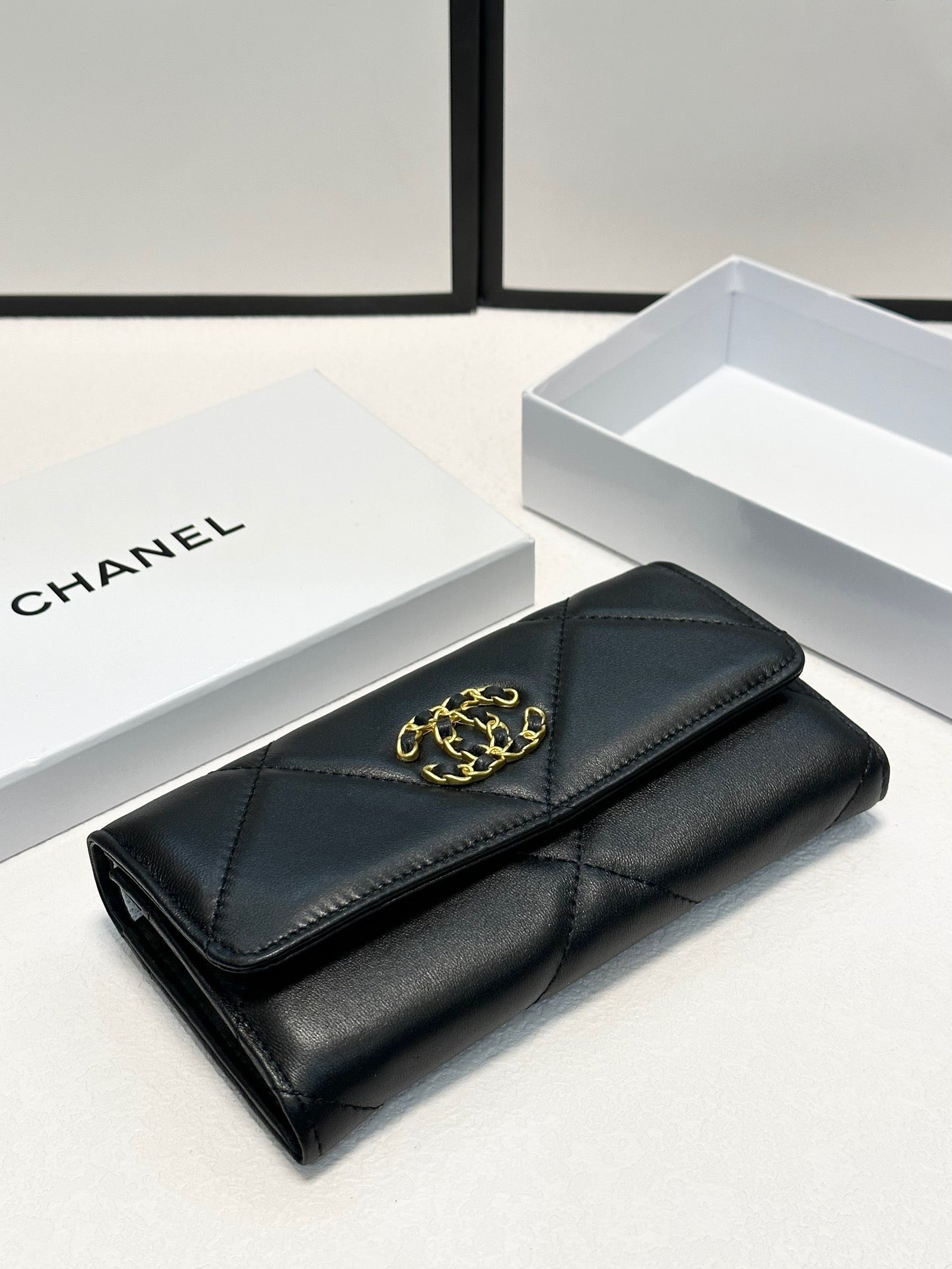Quilted Leather Wallet