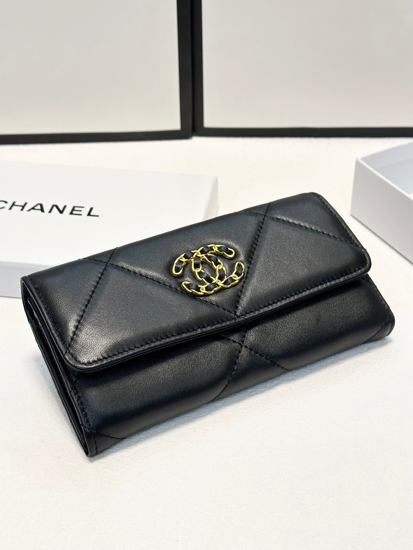 Quilted Leather Wallet