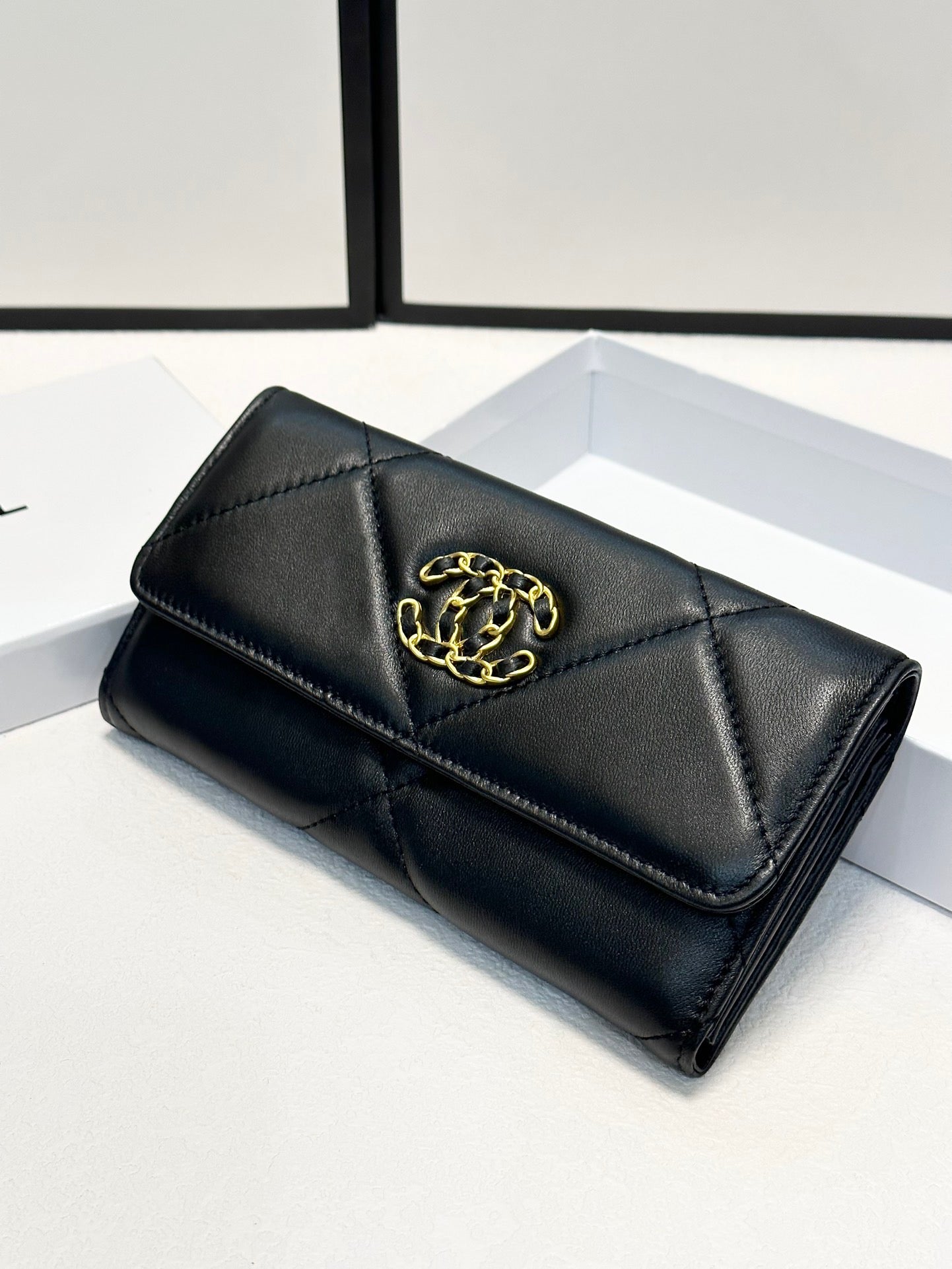 Quilted Leather Wallet