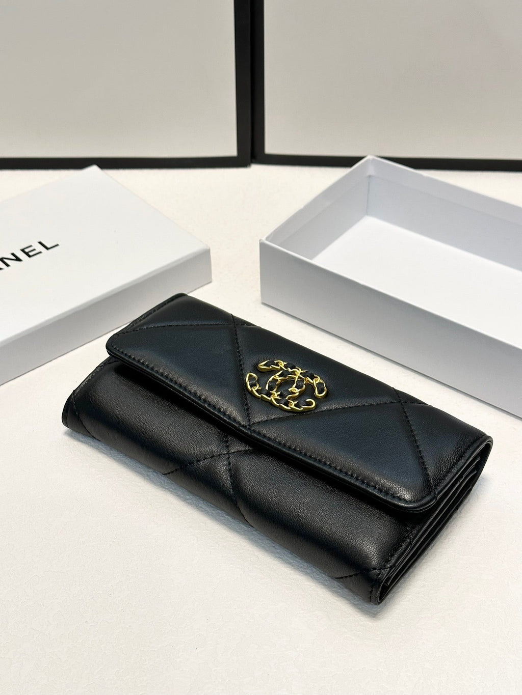 Quilted Leather Wallet