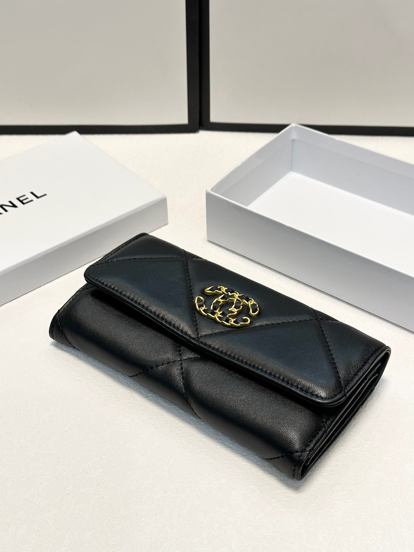 Quilted Leather Wallet