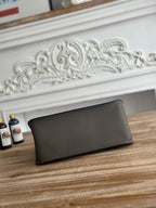 Jypsiere 28cm – Togo Leather | Pewter Grey | Silver Hardware