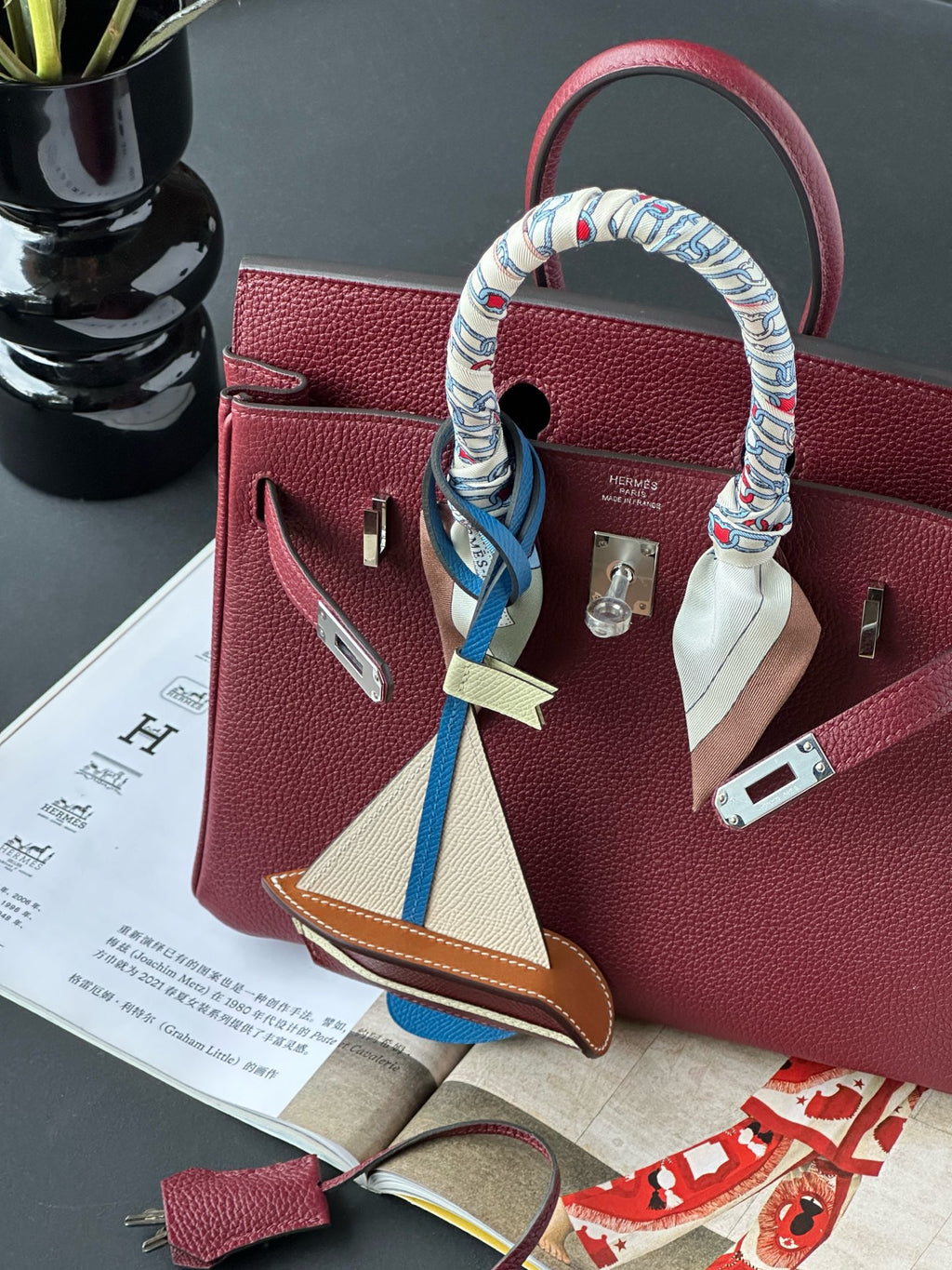 Birkin 25 Togo Leather - Silver Hardware