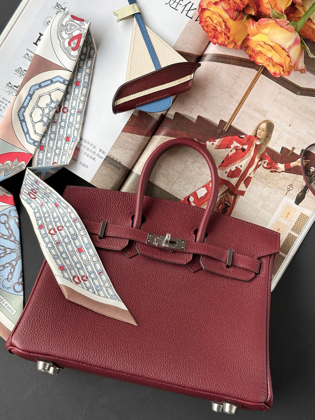 Birkin 25 Togo Leather - Silver Hardware