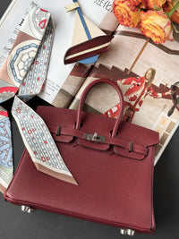 Birkin 25 Togo Leather - Silver Hardware