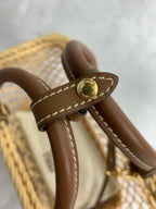 Woven Top Handle Bag - View 7