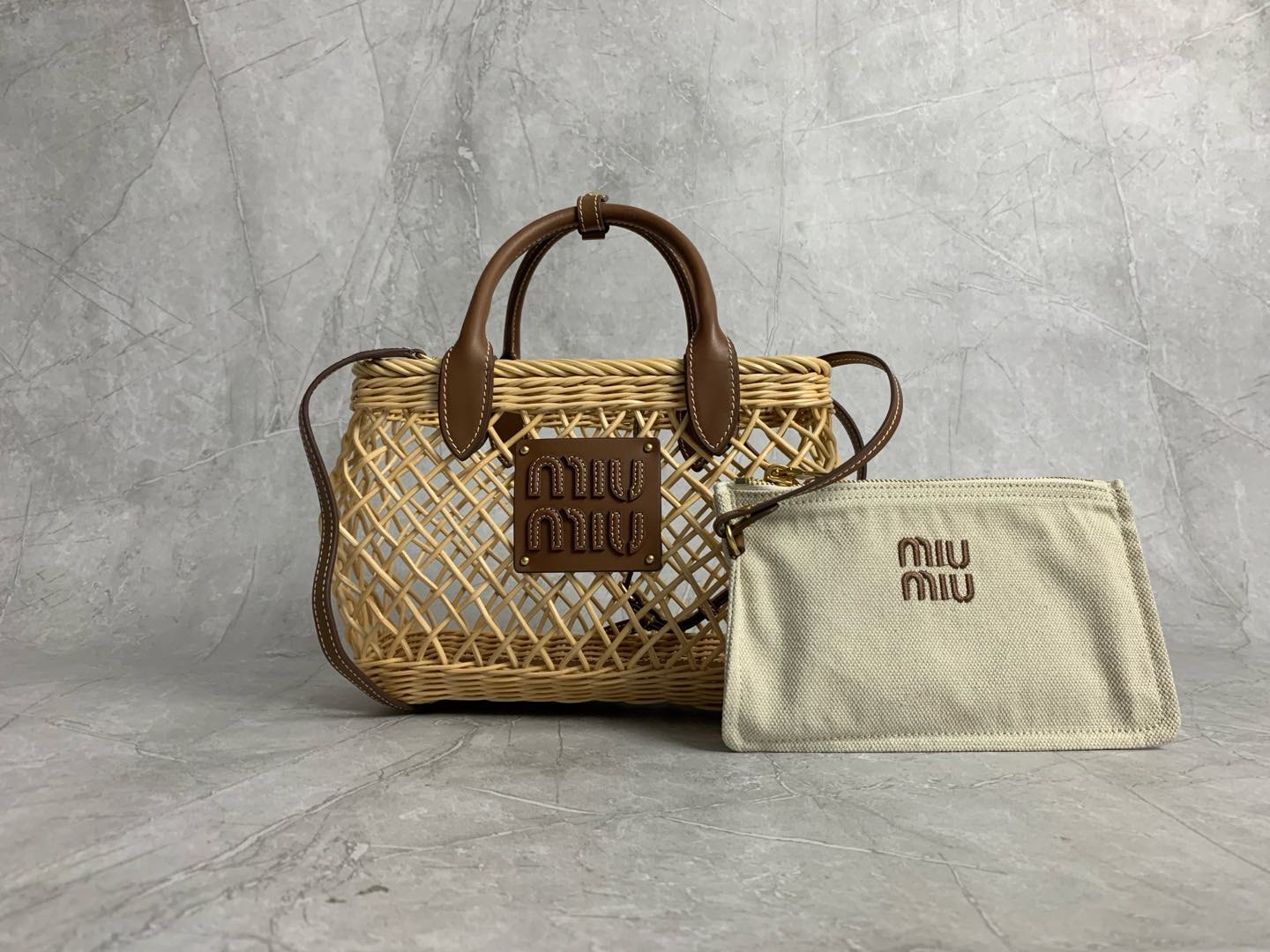 Woven Top Handle Bag - View 3