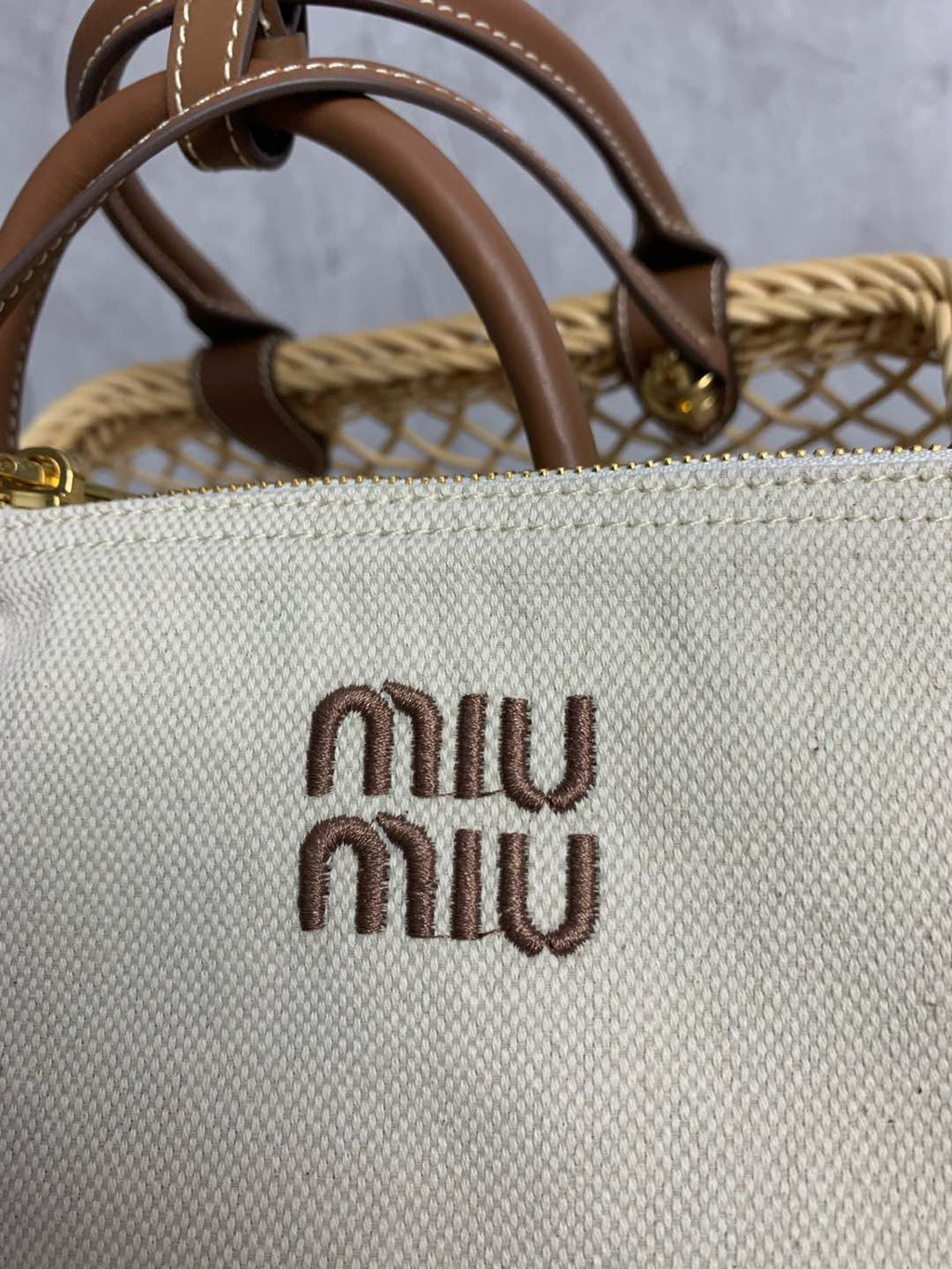 Woven Top Handle Bag - View 6