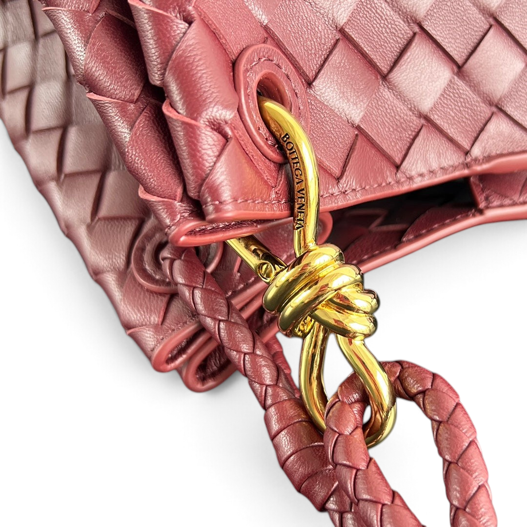 Intrecciato Woven Parachute Shoulder Bag - View 7