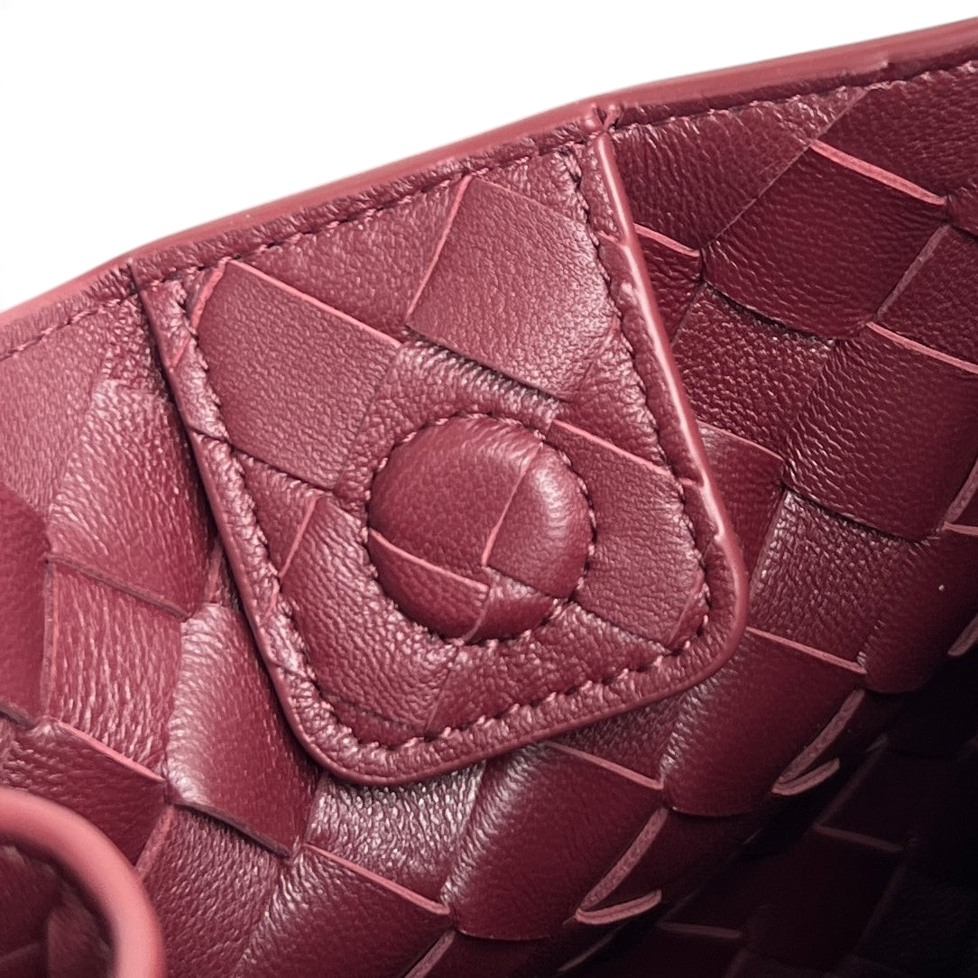 Intrecciato Woven Parachute Shoulder Bag - View 8