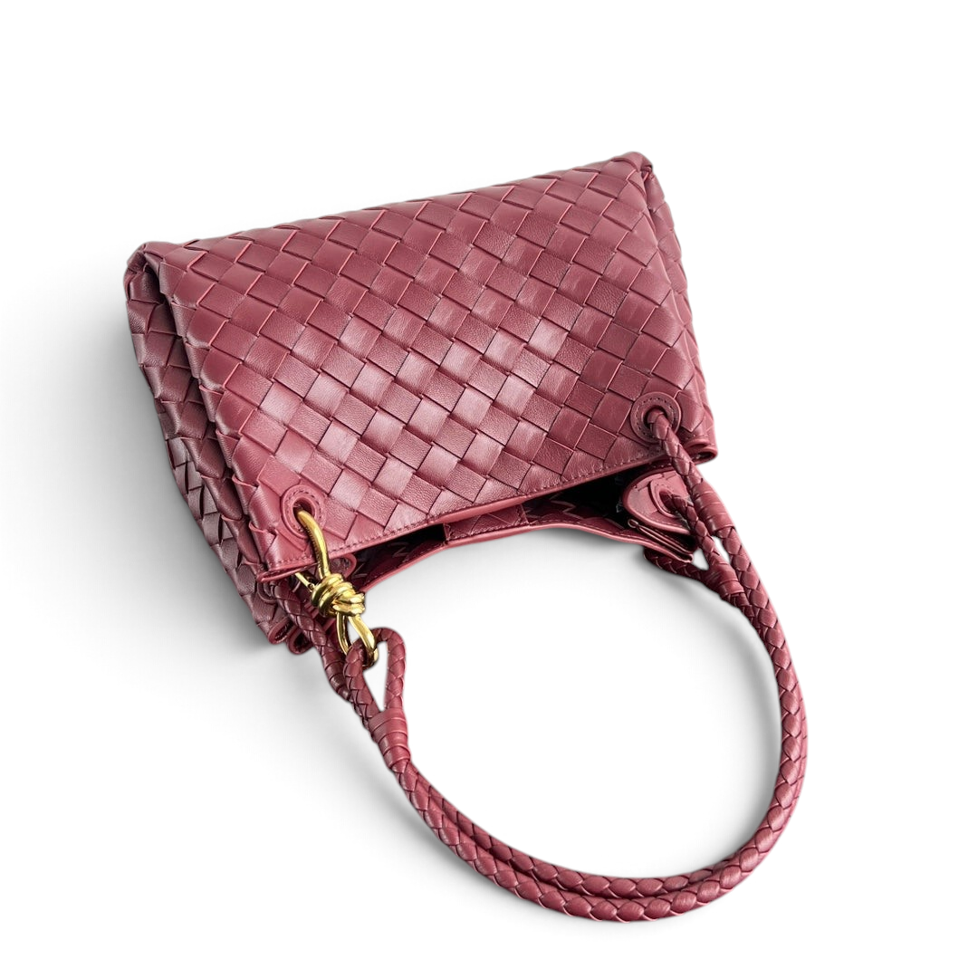 Intrecciato Woven Parachute Shoulder Bag - View 5