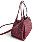 Intrecciato Woven Parachute Shoulder Bag - View 2