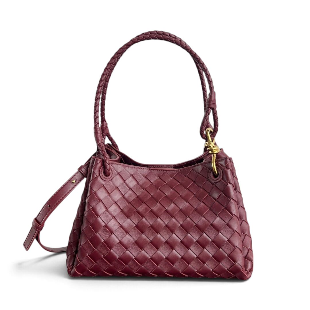 Intrecciato Woven Parachute Shoulder Bag - View 1