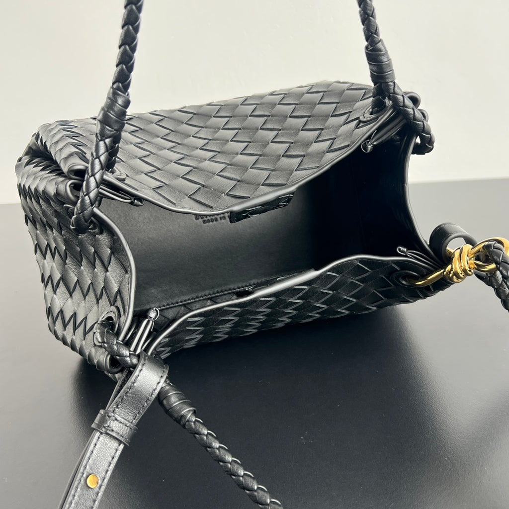 Intrecciato Woven Parachute Shoulder Bag - View 5