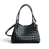 Intrecciato Woven Parachute Shoulder Bag