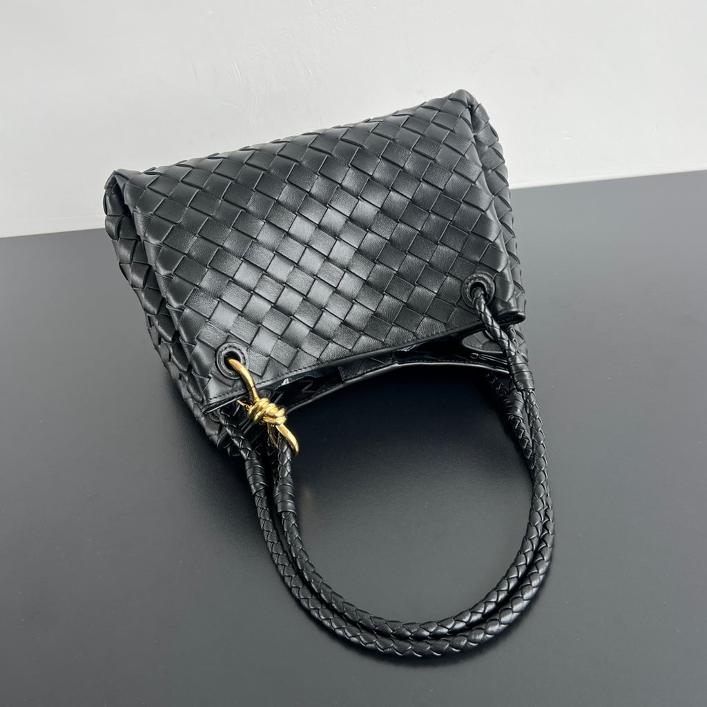 Intrecciato Woven Parachute Shoulder Bag - View 4