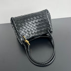 Intrecciato Woven Parachute Shoulder Bag - View 4