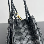 Intrecciato Woven Parachute Shoulder Bag - View 6