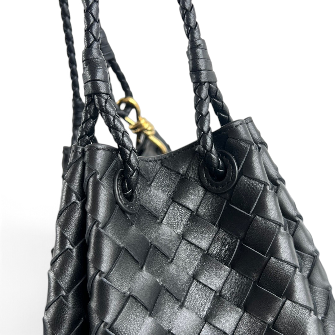 Intrecciato Woven Parachute Shoulder Bag - View 6