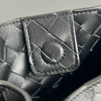 Intrecciato Woven Parachute Shoulder Bag - View 8