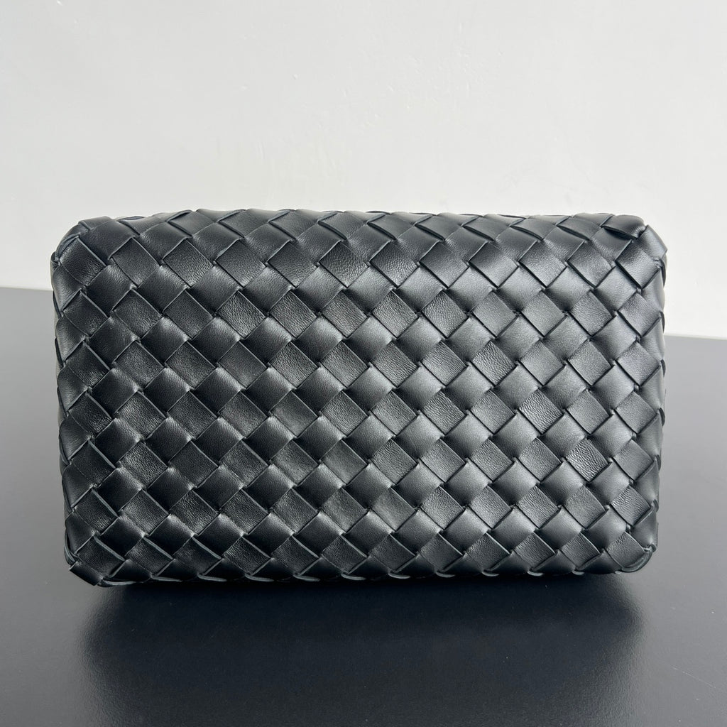 Intrecciato Woven Parachute Shoulder Bag - View 3