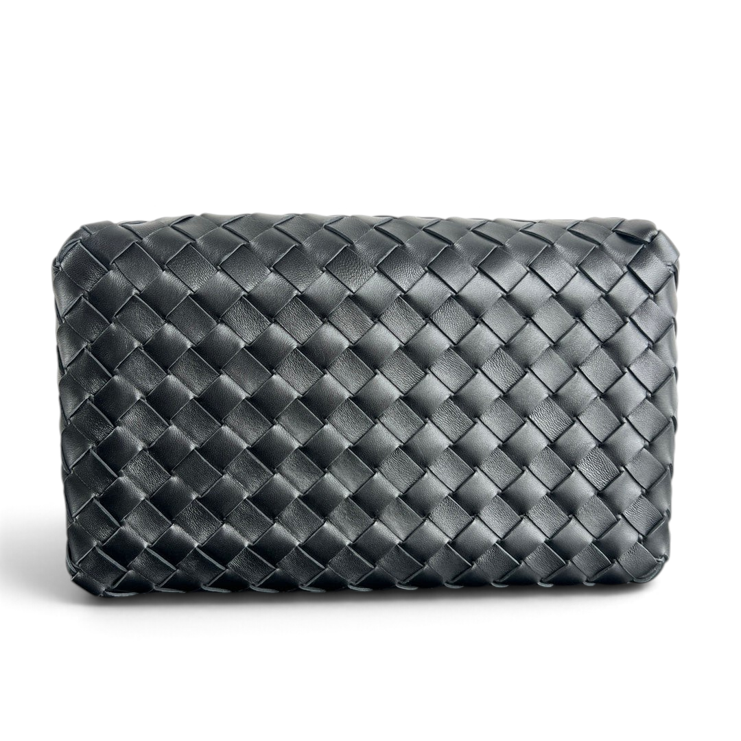 Intrecciato Woven Parachute Shoulder Bag - View 3