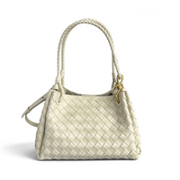 Intrecciato Woven Parachute Shoulder Bag