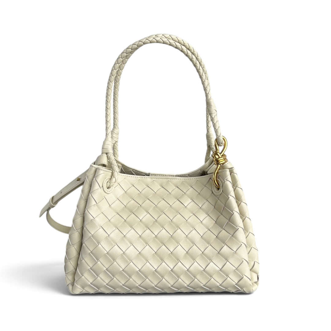 Intrecciato Woven Parachute Shoulder Bag - View 1