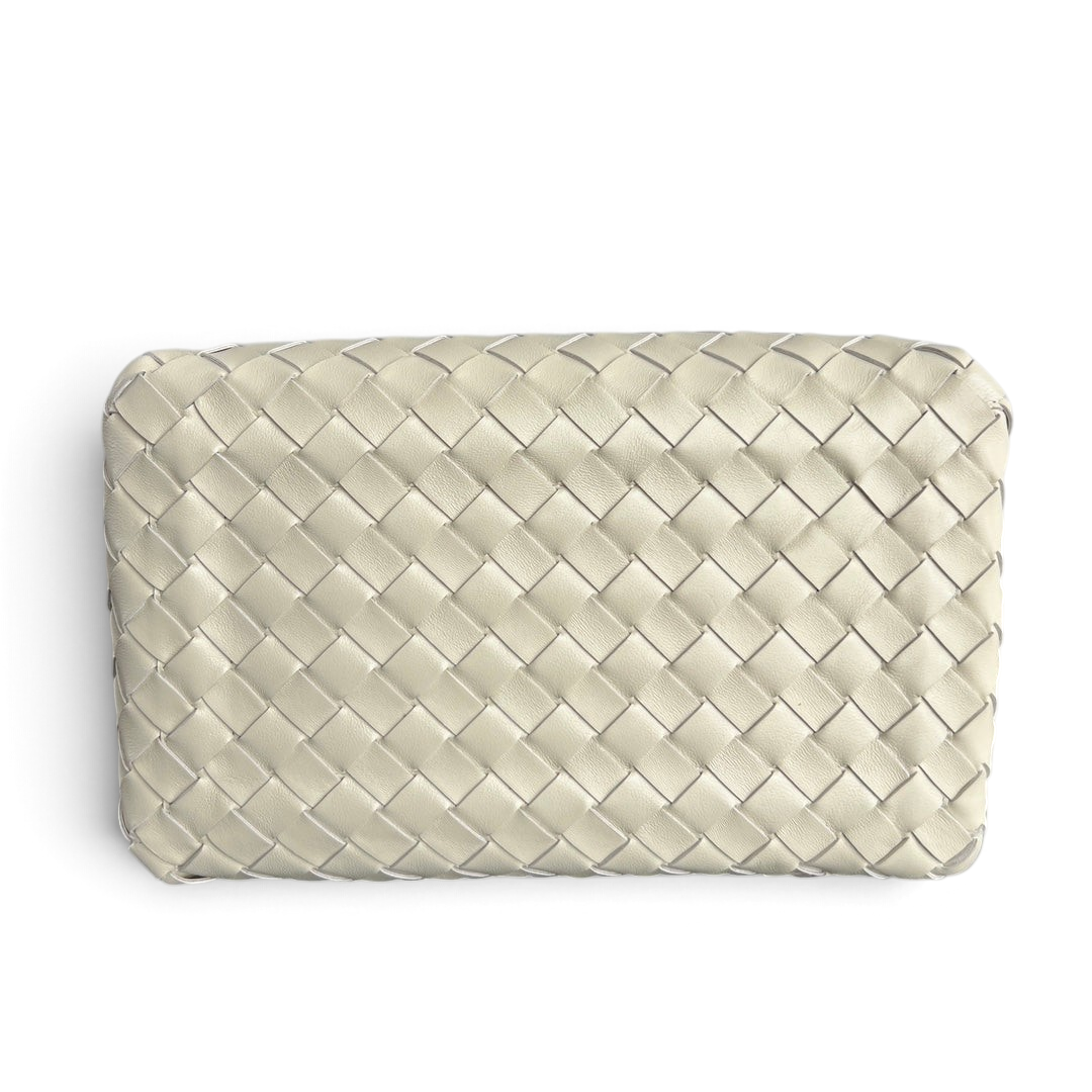 Intrecciato Woven Parachute Shoulder Bag - View 3