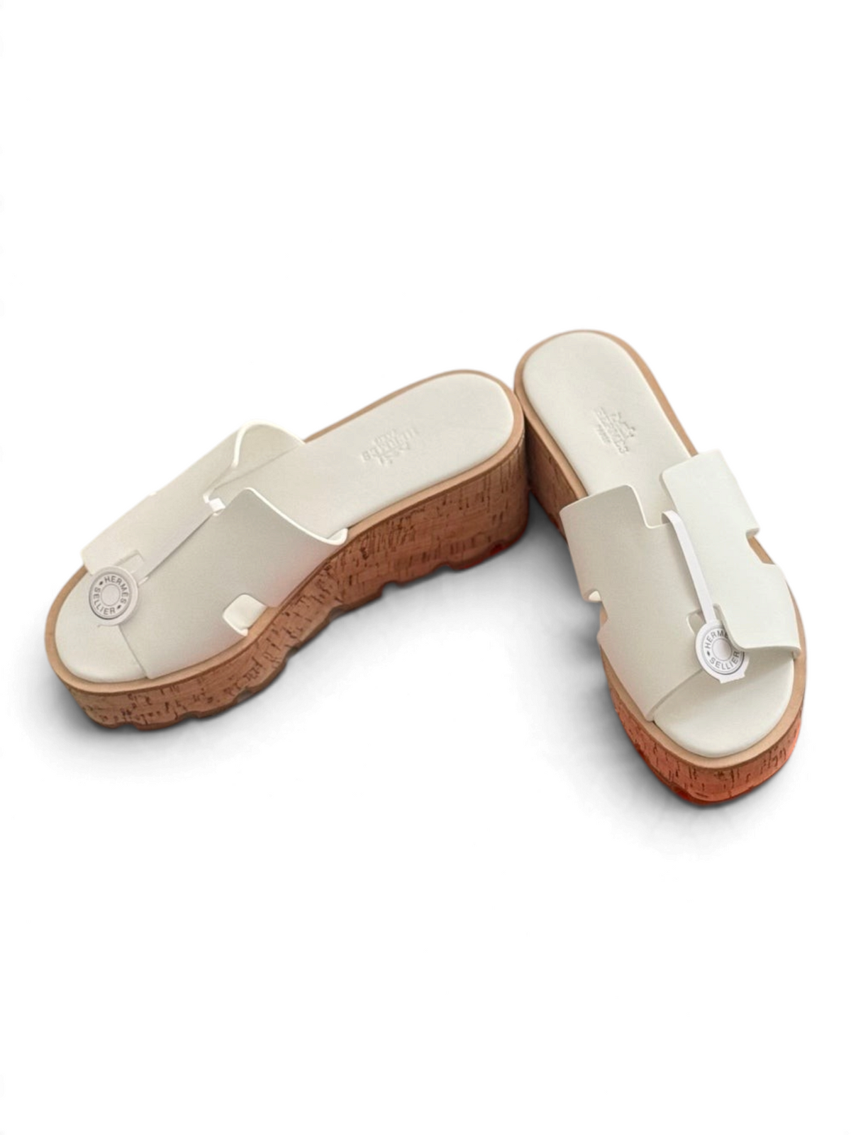 Eze Platform Sandals - White - View 2