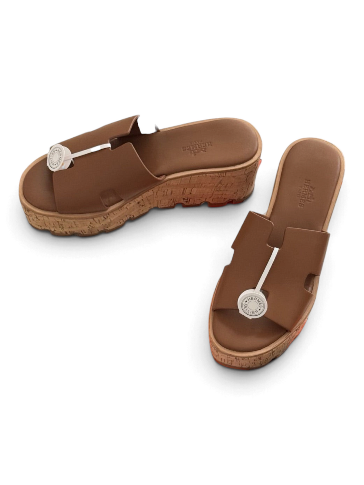 Eze Platform Sandals - Cognac - View 3