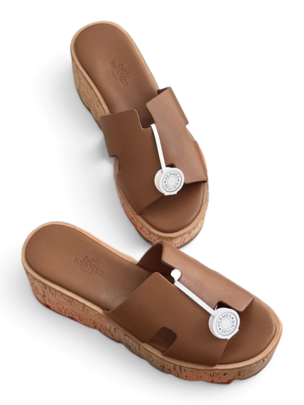 Eze Platform Sandals - Cognac - View 2